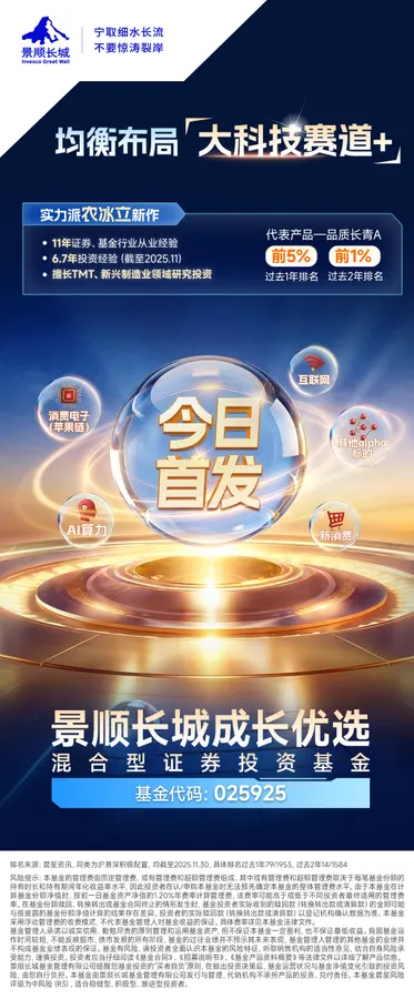 景顺长城成长优选首发海报
