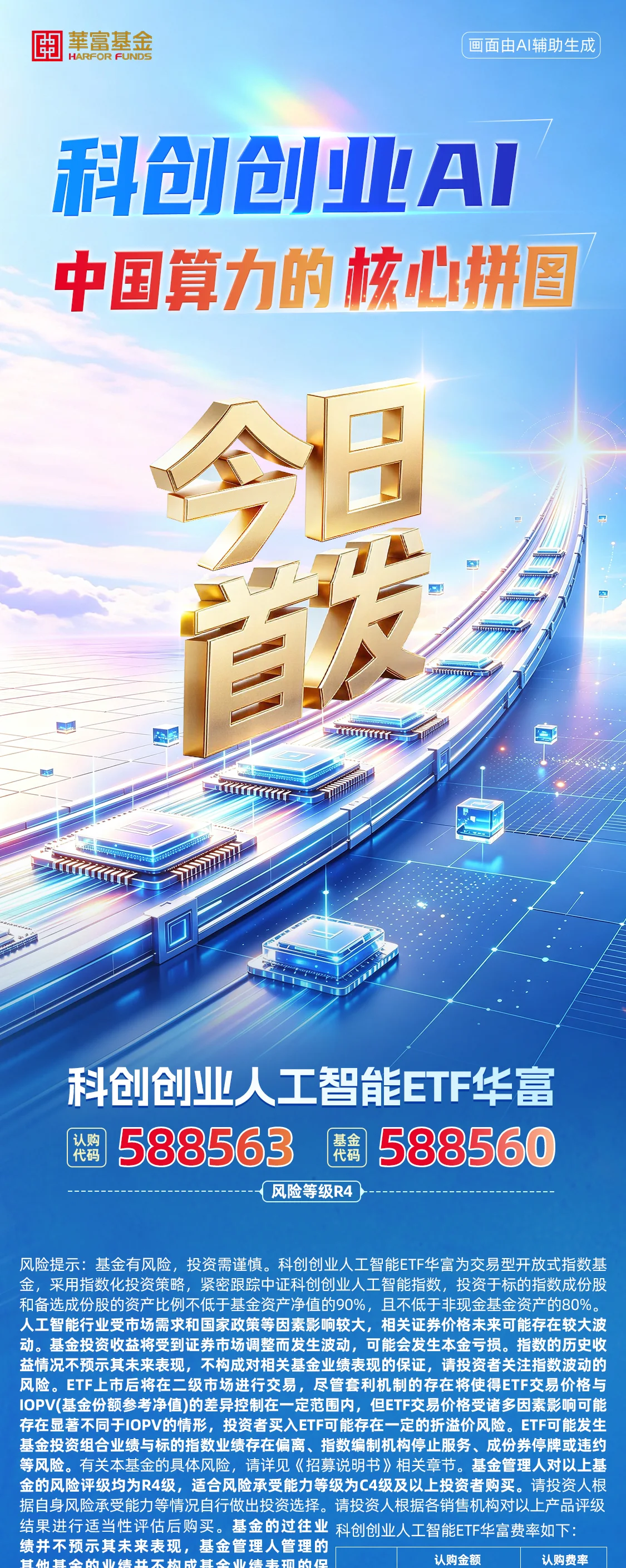 华富人工智能海报系列海报